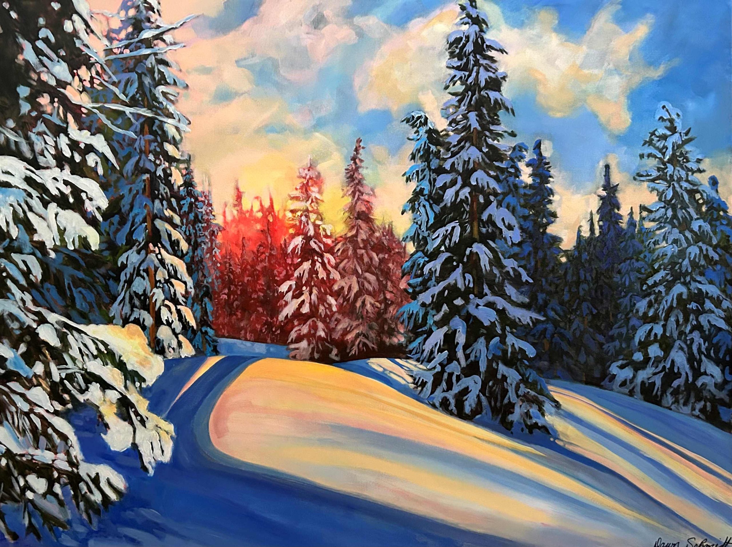 Winter holds the sun